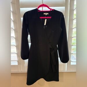 Black Wrap Dress